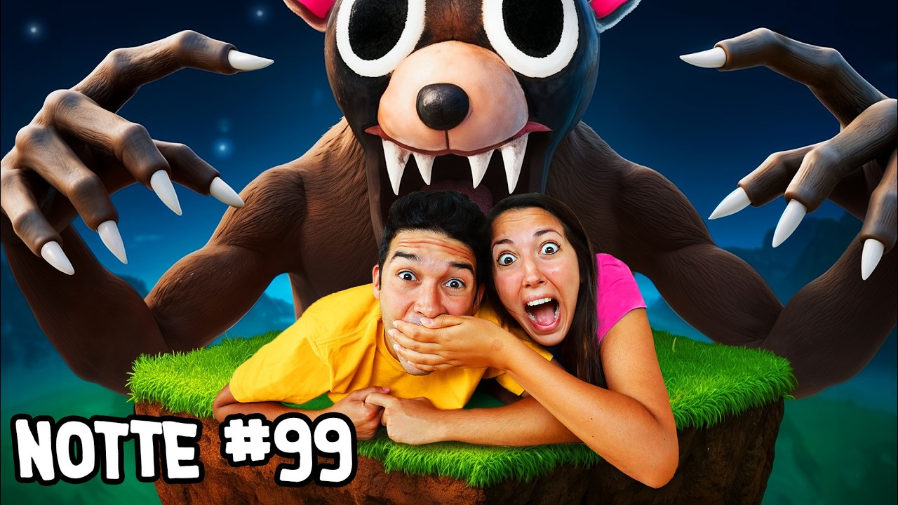 GIOCHIAMO A 99 NOTTI NELLA FORESTA NELLA VITA REALE! 🌳 Scappa e non farti prendere dal cattivo!
