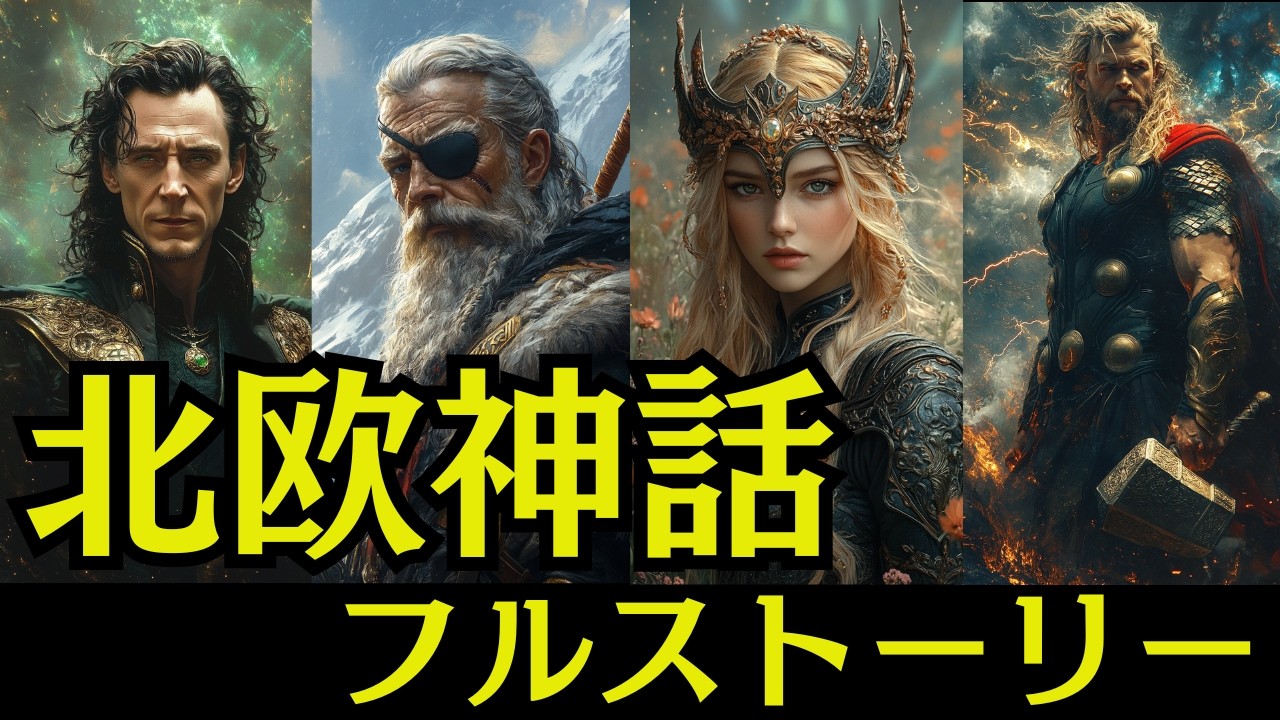 北欧神話ってこんなに面白い！世界の始まりからラグナロクを完全解説