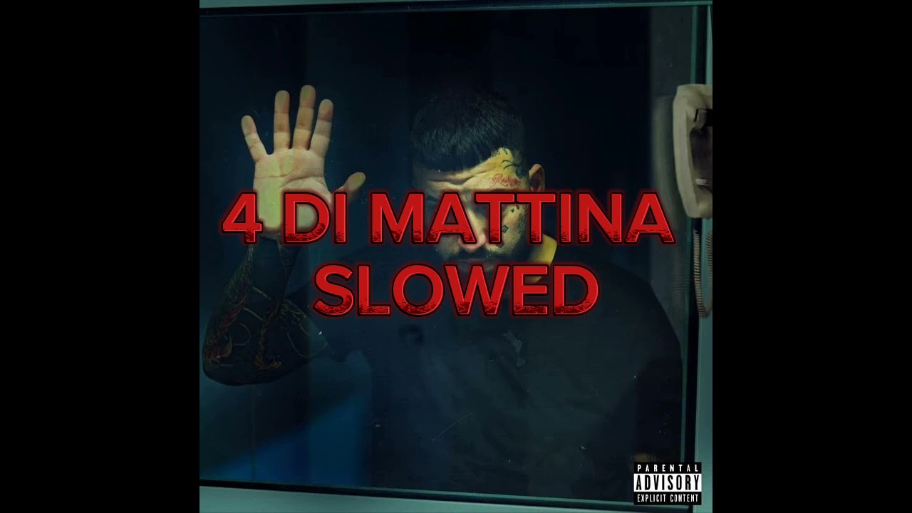 Niko Pandetta - 4 Di Mattina (Slowed)