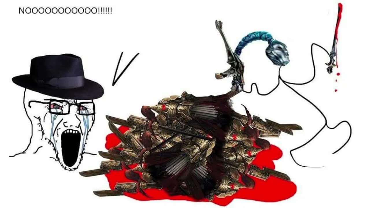 Custodes Dealing with Eldar Harlequins | Warhammer 40k Meme Dub