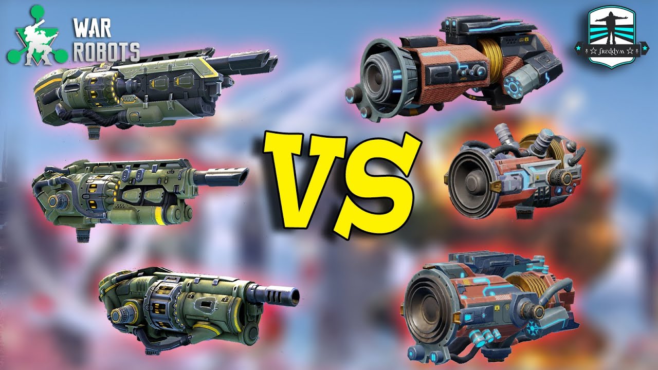 NEW EXPLOSIVE VS SONIC - Weapon Comparison - War Robots Update 8.0 4K Ultra HD