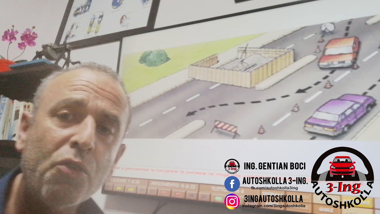 Sinjalet e Përkohshme - AutoShkolla 3ING - Ing. Gentian Boçi