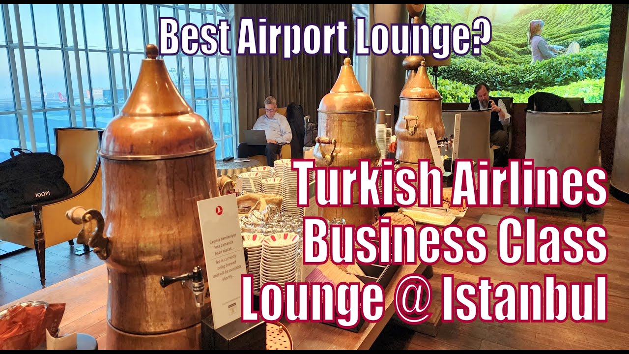 Turkish Airlines Business Class Lounge (Istanbul Airport - IST) Full Tour - Best in 2025?