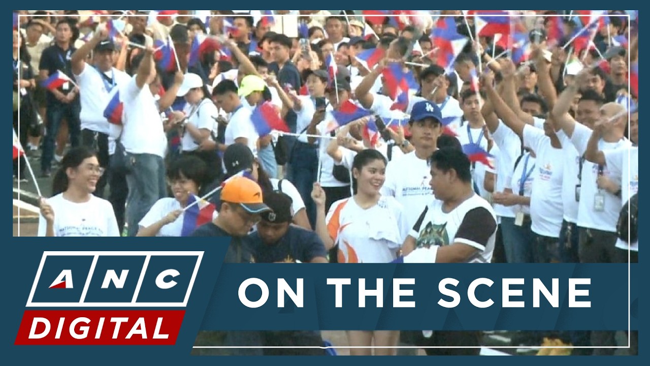LOOK: Peace walk held in Manila to mark 10th anniversary of arbitral award | ANC