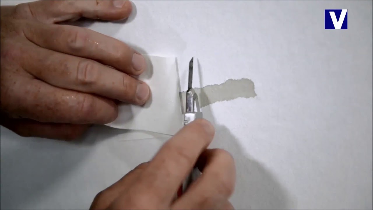 How to Verklebung Vitrulan Glasvlies  Vlies mit Dispersionskleber