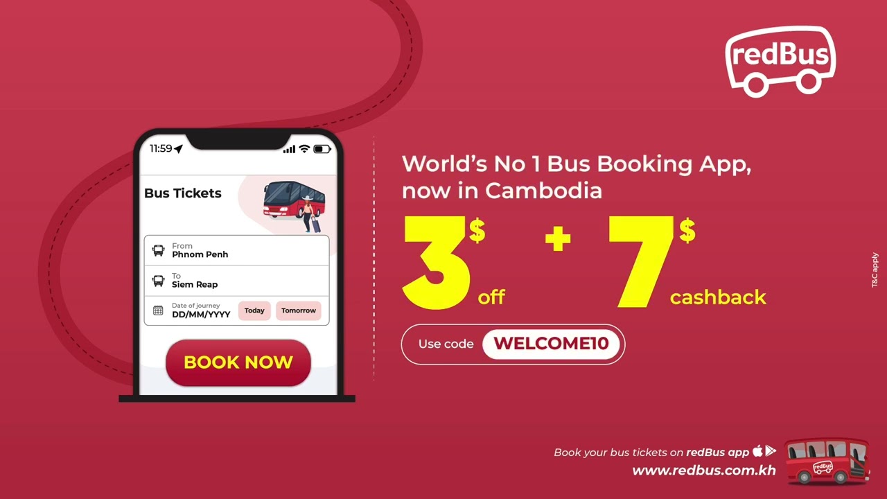 redBus: Bus Tickets, World's No. 1 Bus Booking Platform, Now in Cambodia