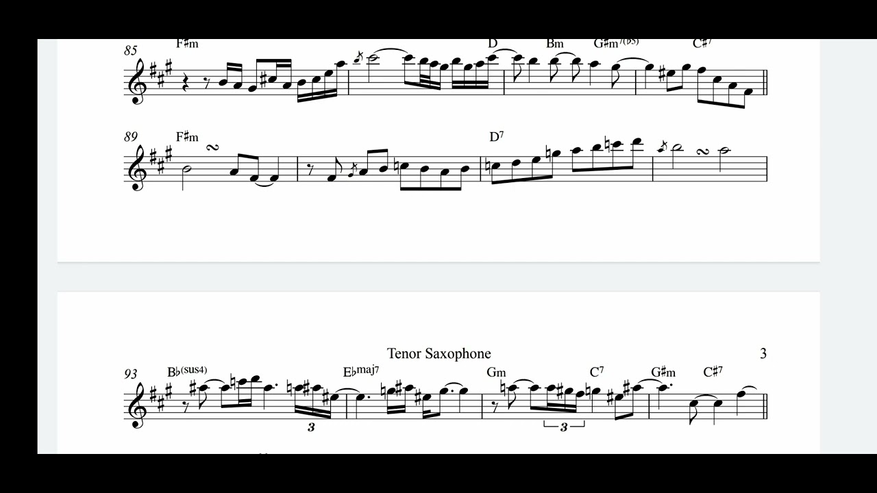 Boney James- The First Noel (Backing Track and Sheet Music for saxophone Tenor)