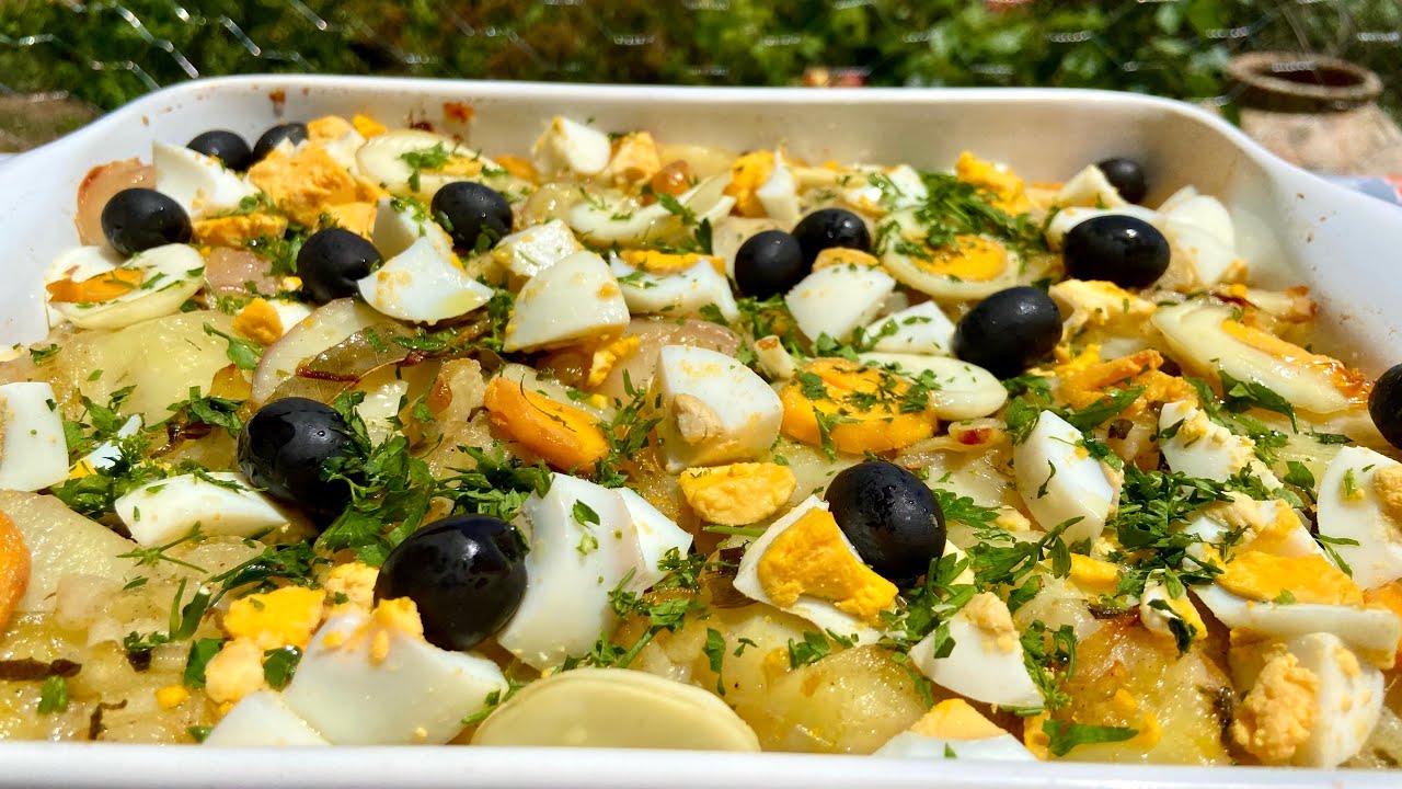 Bacalhau à Gomes de Sá - Receita Tradicional Portuguesa 🇵🇹