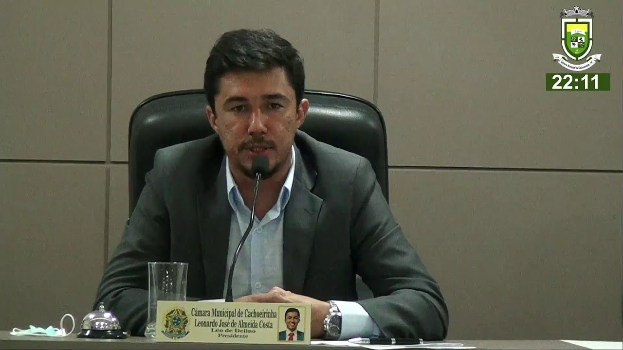Transmissão  Câmara Municipal de Cachoeirinha - PE, 21  de Setembro de 2021