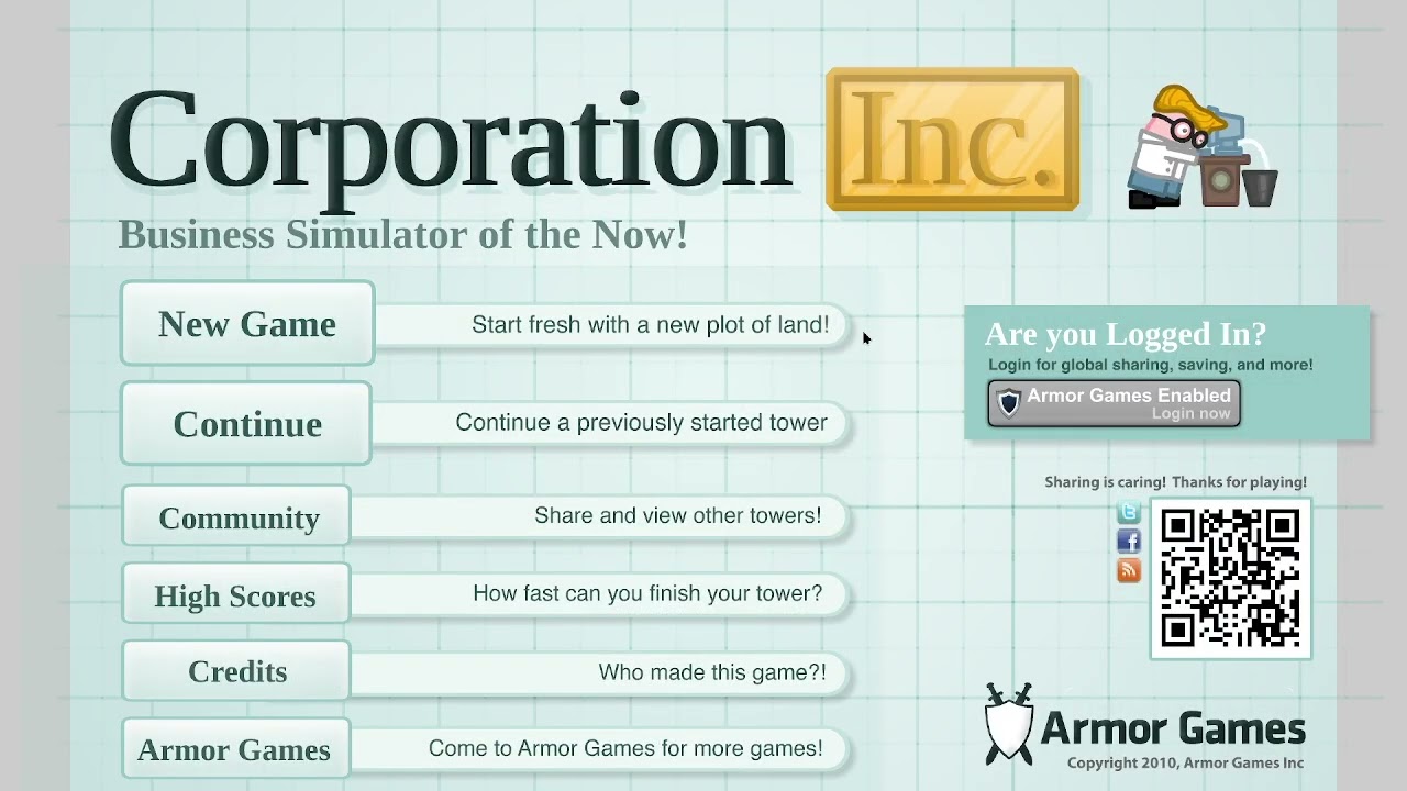 Corporation Inc. (Armor games please make it come back) [flash game]