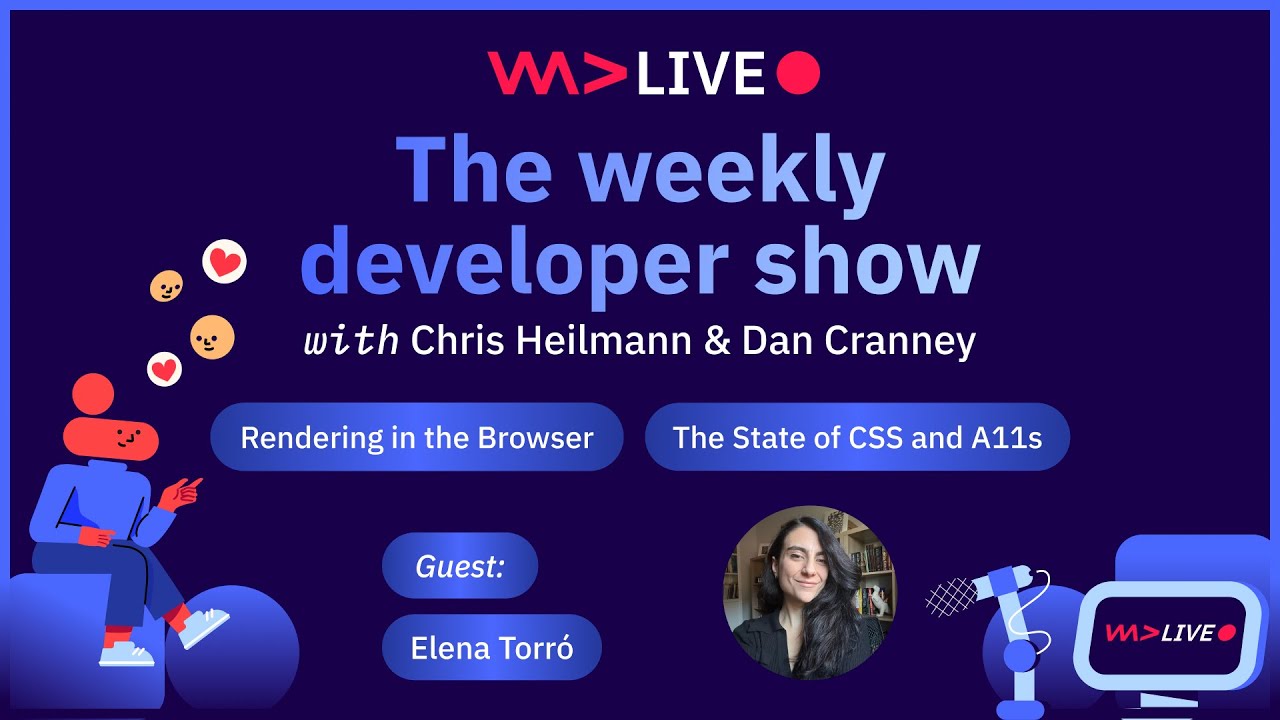 WeAreDevelopers LIVE - Rendering in the Browser, The State of CSS and Accessibility and more