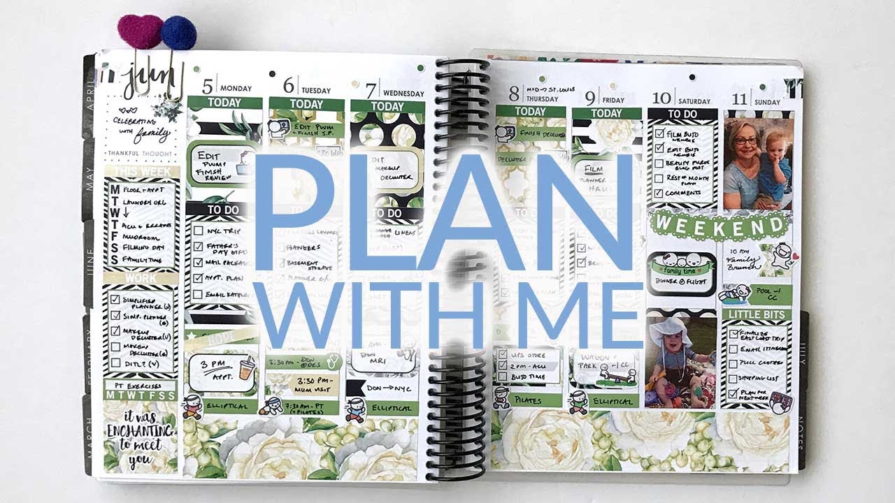 Plan With Me | Erin Condren Life Planner | Firefly Paper Shop // Enchanted