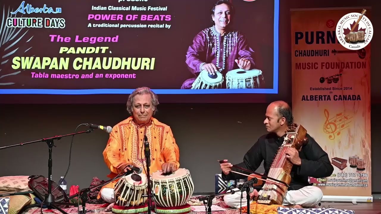 Pandit Swapan Chaudhuri (Tabla Solo) ICMF2023 Edmonton AB @sarbakaltvcentre