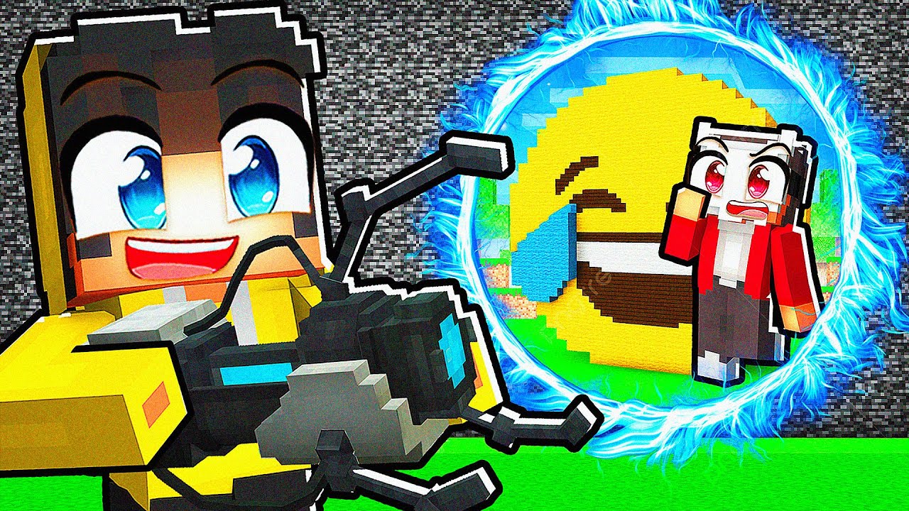 Minecraft Yapı Kapışmasında PORTAL SİLAHI ile Trolledim! 🌀