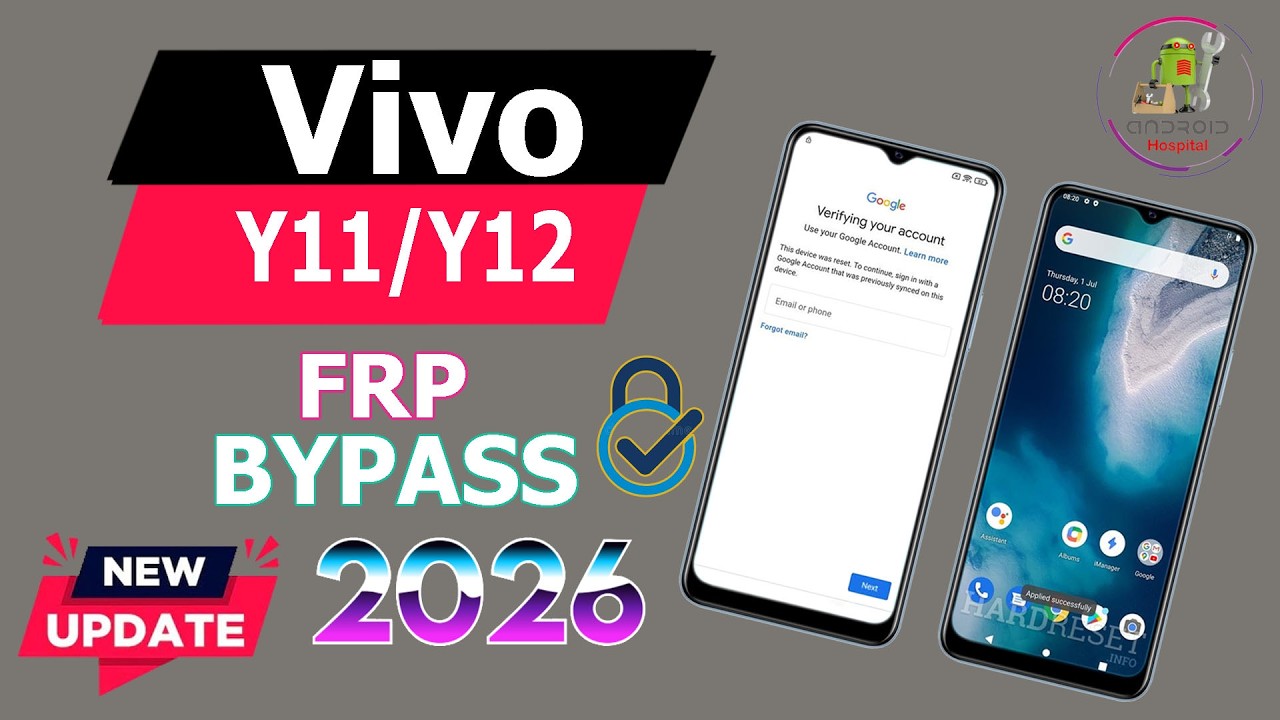 Vivo Y11/Y12 Google Frp Bypass 2026 || Android 11/12 | Vivo Google Account Unlock || New Method 2026