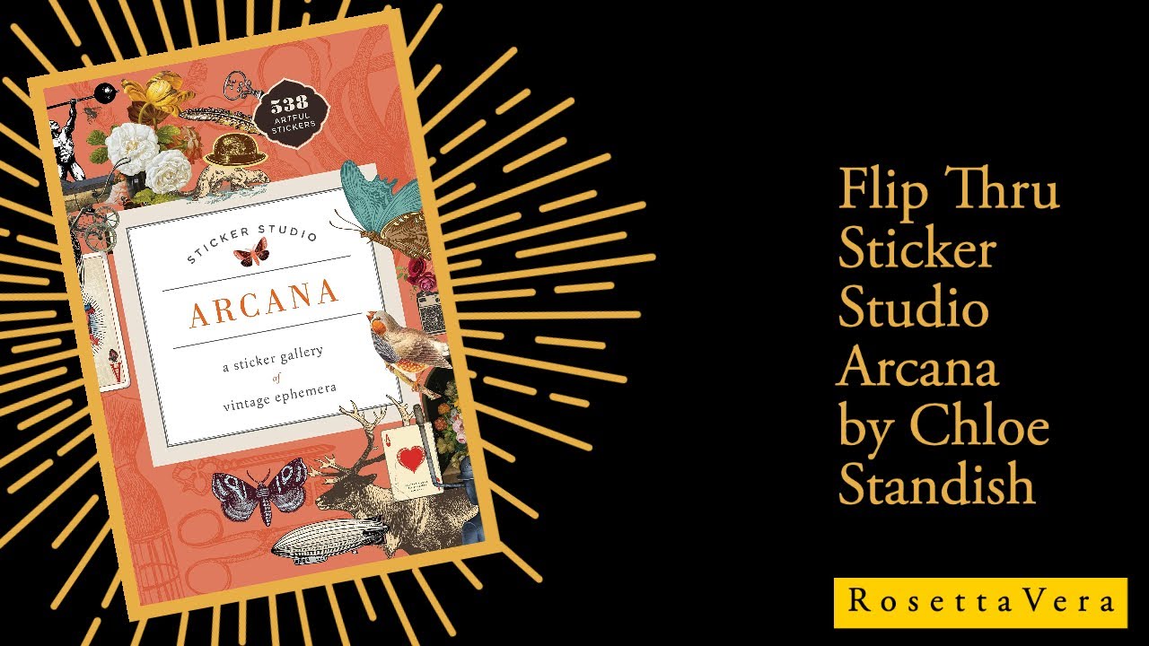 Flip Thru Sticker Studio Arcana by Chloe Standish