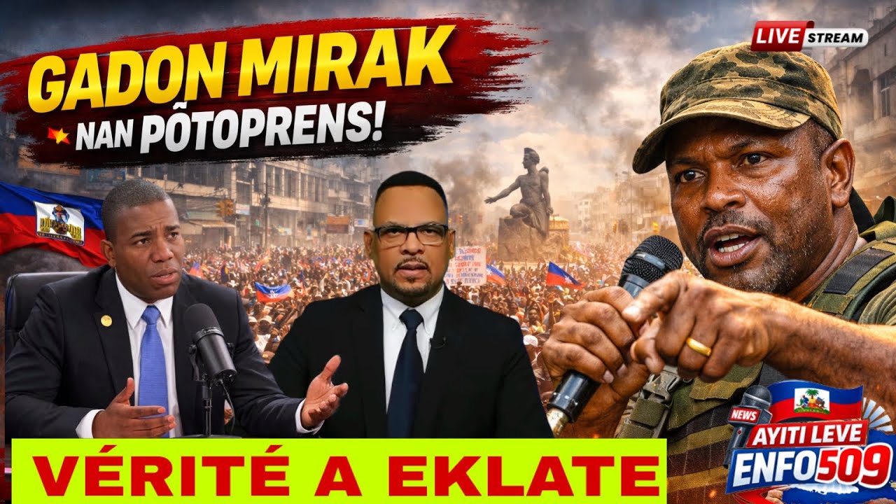 NOUVÈL AYITI: 19 Mars 2026 GADON MIRAK NAN PÒTOPRENS_ GUYPHILIPE SÈL KÒK CHANTE TOUT PÈPLA MAN LARI