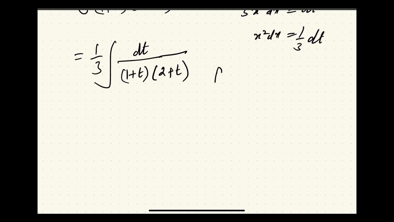 Integration substitution part 2