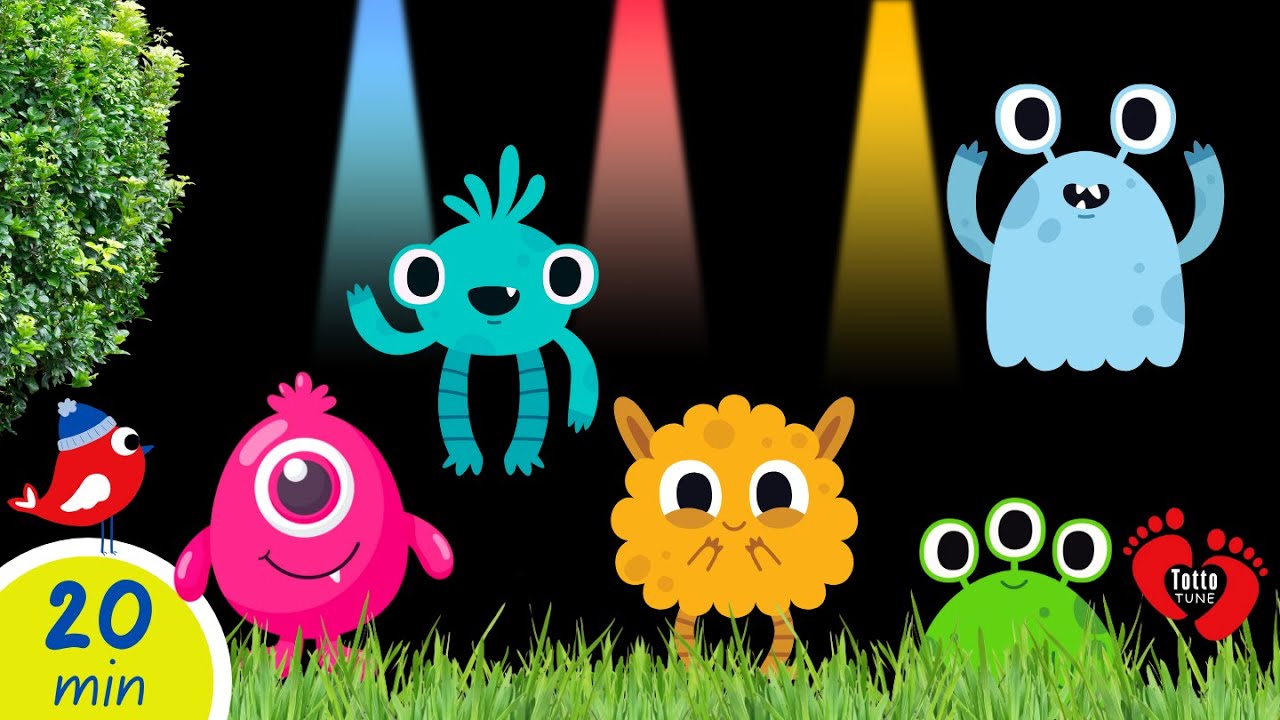 Cute & Silly Monsters | Baby Sensory Fun!