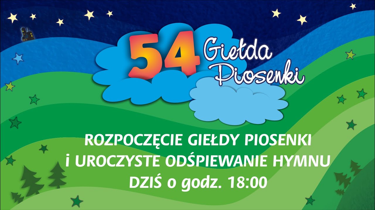 Rozpoczęcie Giełdy tradycyjnym hymnem i Konkurs Główny