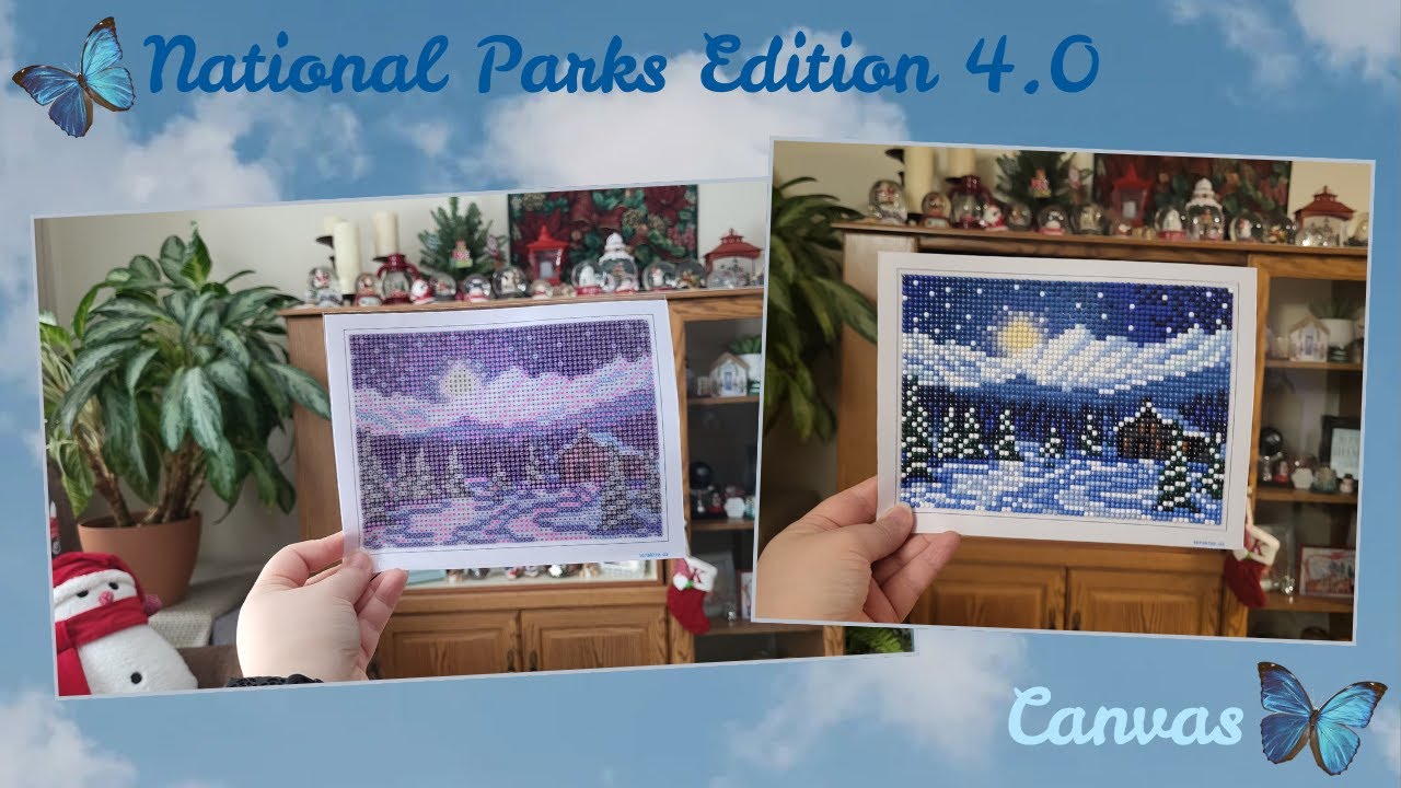 Winter Scene | Canvas | Diamond Painting