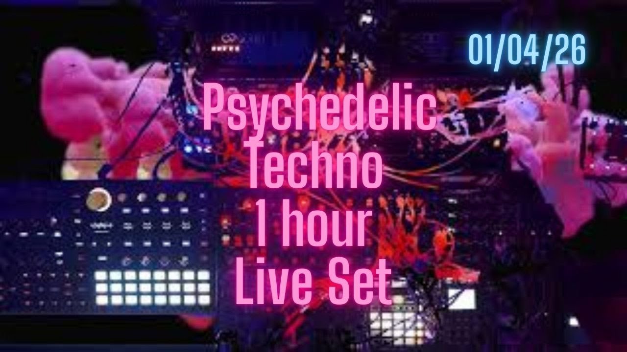 1 hour Live Psychedelic Techno set
