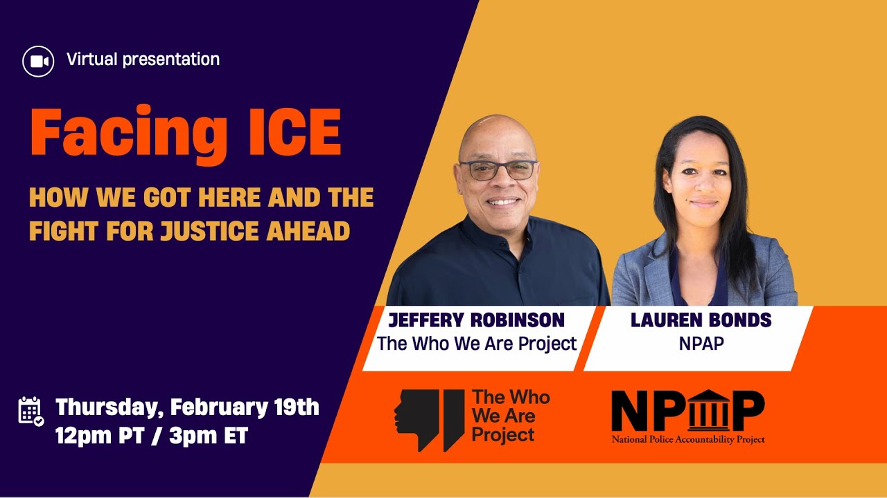 Facing ICE: Jeffery Robinson and Lauren Bonds In Conversation