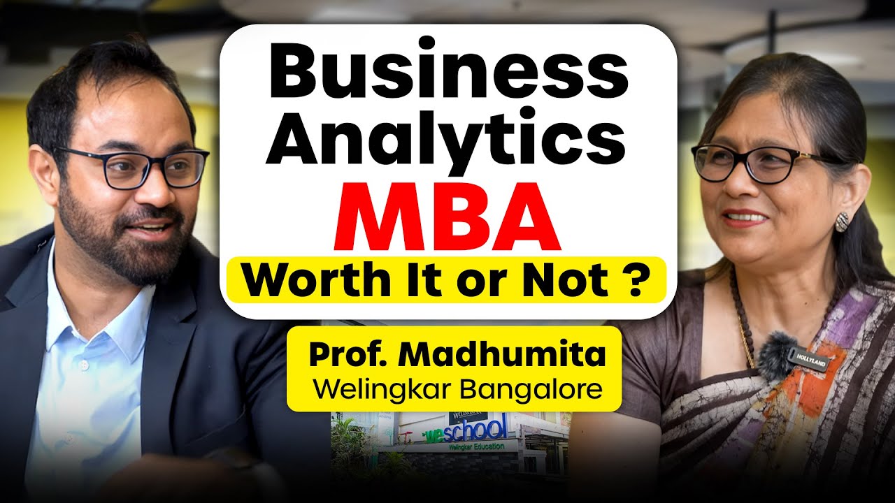 MBA in Business Analytics worth Doing ? Will Jobs Shrink? FT. Prof. Madhumita Welingkar Bangalore