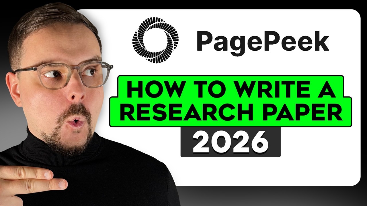 Как написать научную работу &mdash; 2026 | Учебное пособие по PagePeek AI