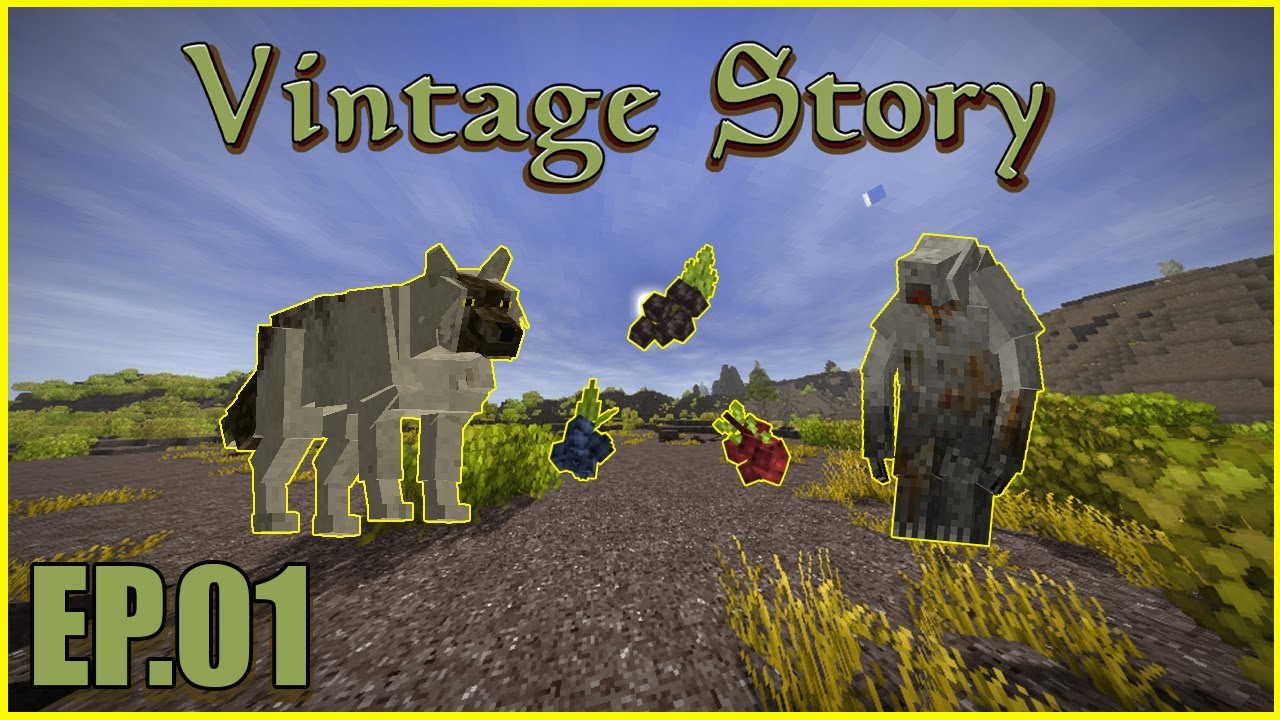 Fighting For Survival On The First Night! | Vintage Story Ep.01