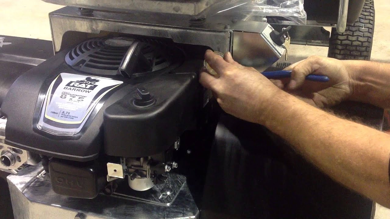 How to change the fuel filter in your RAT Barrow.