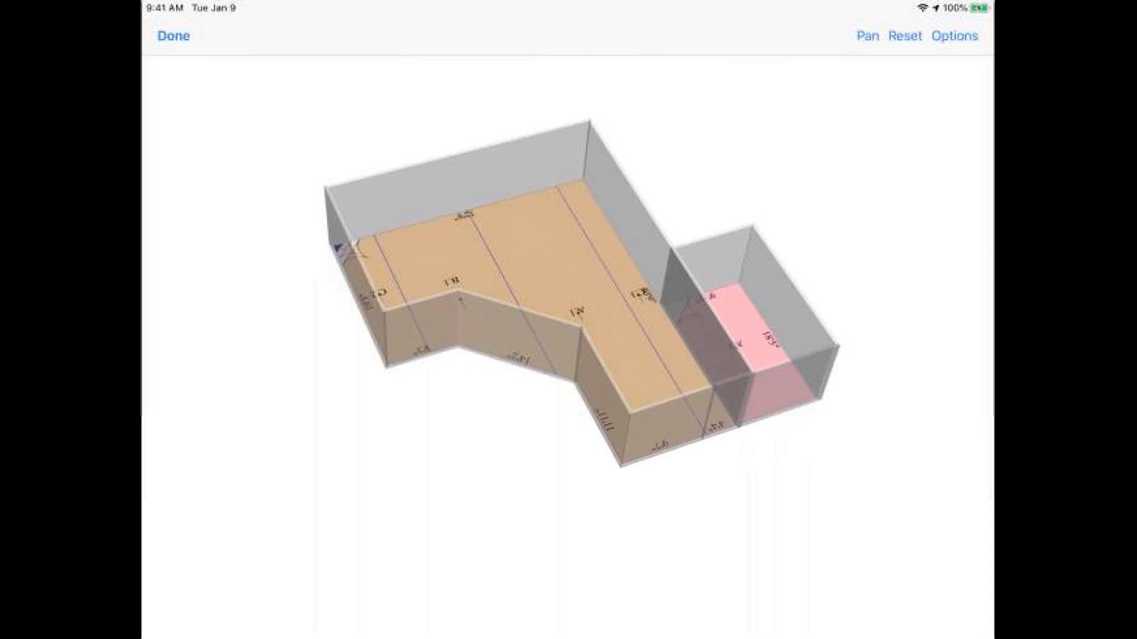 Demo of MeasureSquare Mobile On Site Floor Estimating Software