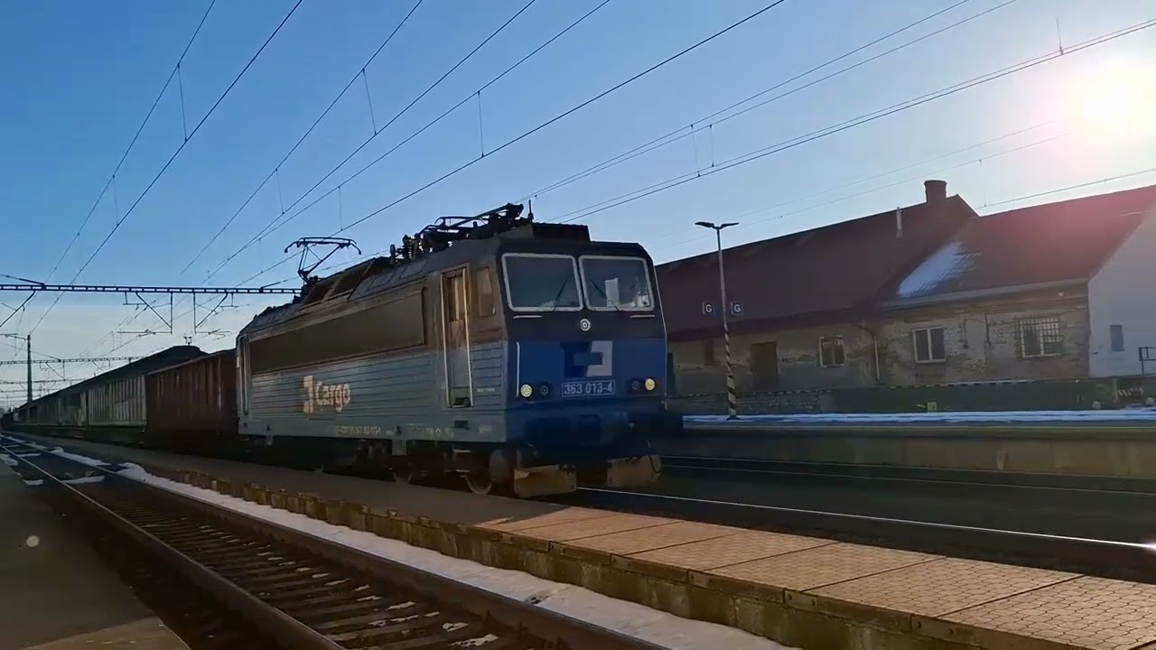 363 ČDC se směskou projíždí přes Hulín směr Přerov.📽️21.1.2026
