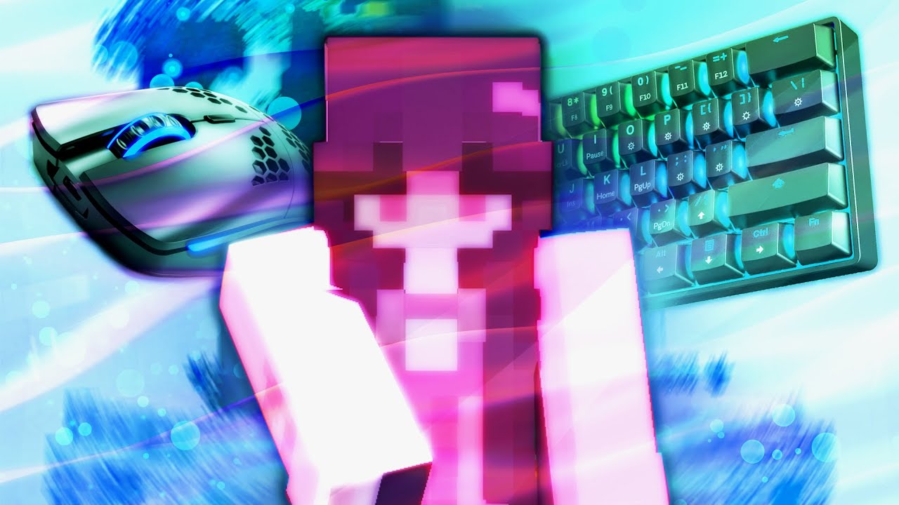 Hive Bedwars Keyboard & Mouse ASMR [4k 480FPS] [Creamy Modded Keyboard]
