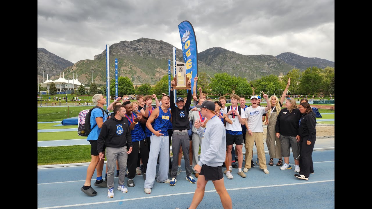 2025 Utah Track & Field State Champion Orem Tigers - raw footage