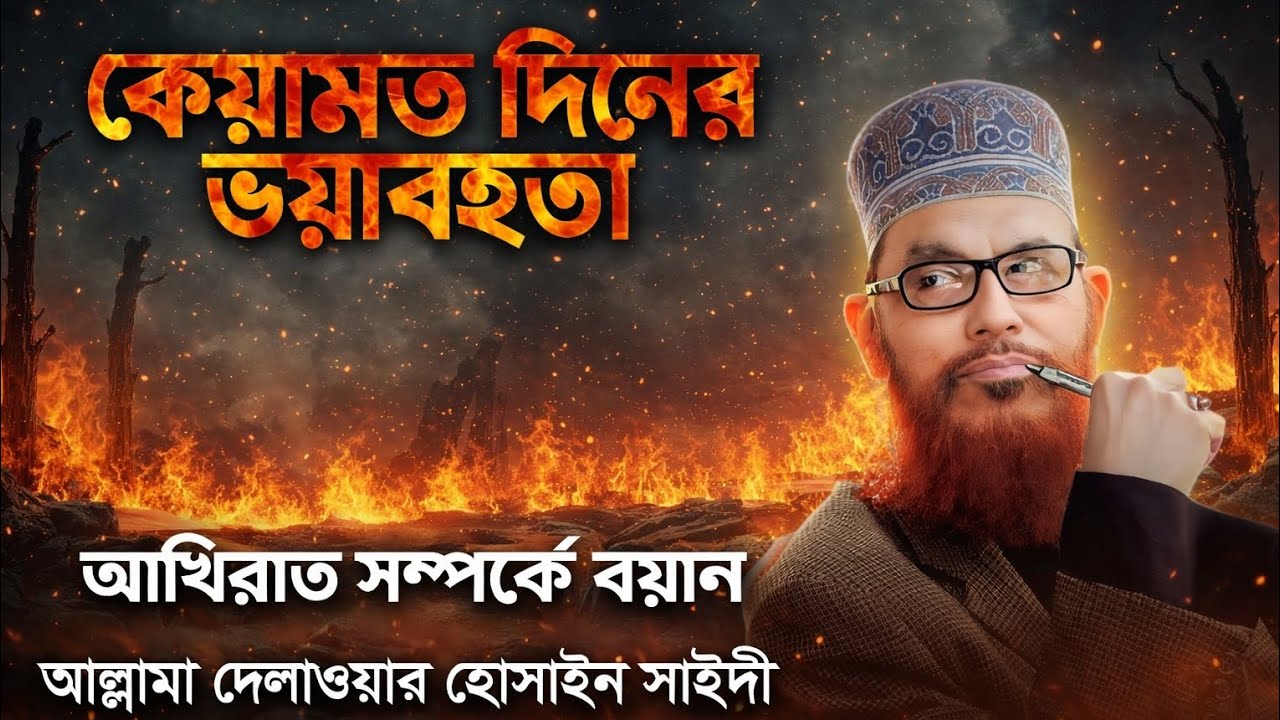 কেয়ামত দিনের ভয়াবহতা ও আখিরাত সম্পর্কে বয়ান | আল্লামা দেলাওয়ার হোসাইন সাঈদী