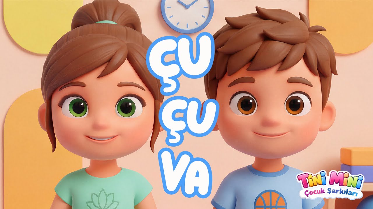 Çu Çu Va! 🎵 Hareket Şarkısı | Selam Ver, Kolları Aç, Yumruk Yap! | Tini & Mini