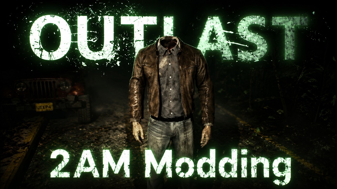 Don't play Outlast at 2am - Modding, Exploring & Funny Moments - LIVE w/ Using Actionz!