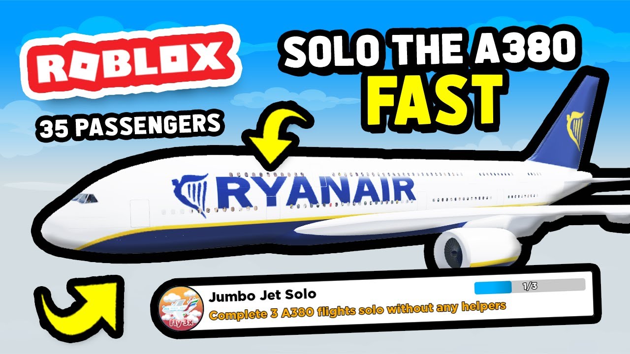 Как быстро пилотировать A380 в одиночку, чтобы получить ДОСТИЖЕНИЕ в Cabin Crew Simulator (Roblox)
