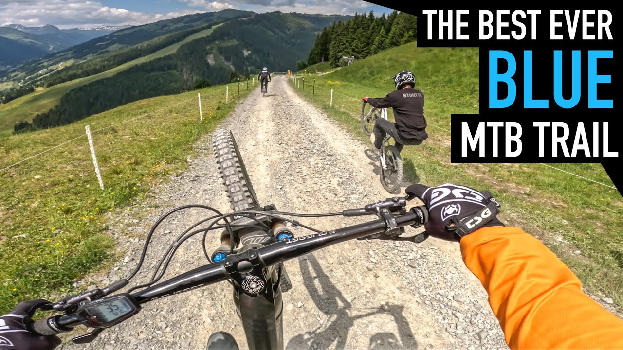 RIDING THE BEST BLUE TRAIL IN THE WORLD WITH PRO RIDERS!!