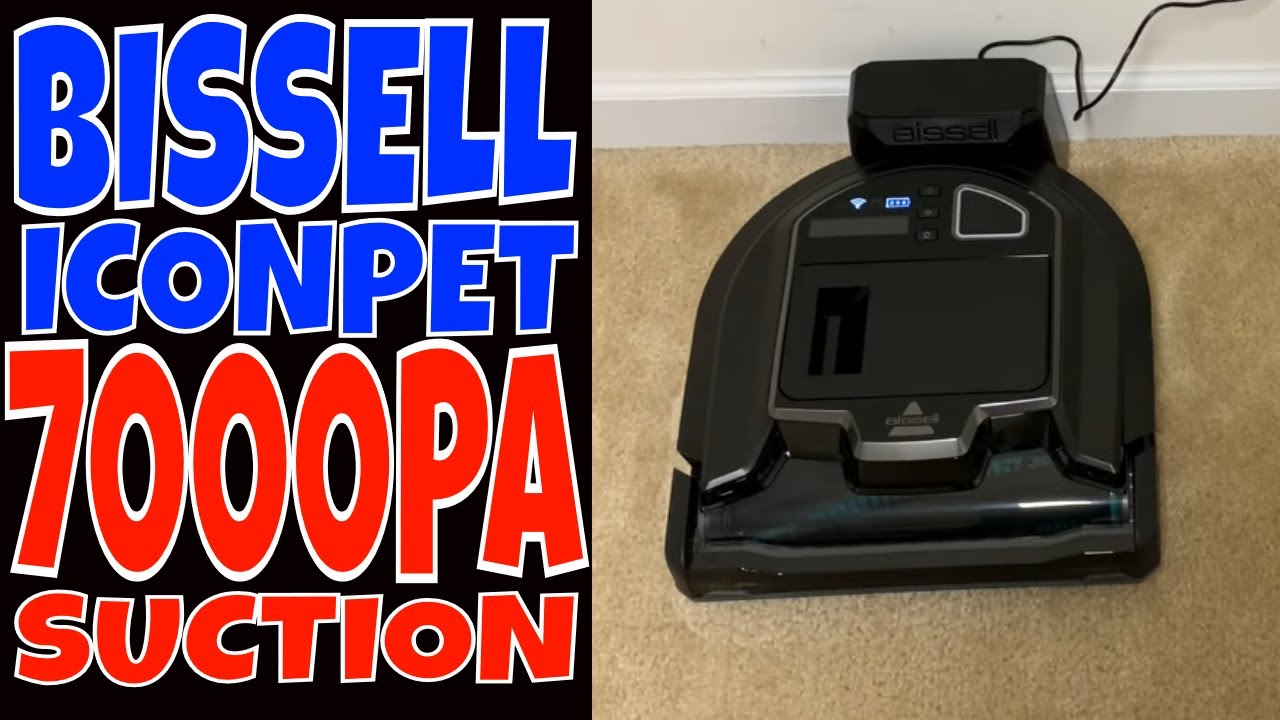 BISSELL ICONpet Robot Vacuum Quick DEEP CLEAN Test - 7000 PA Suction? How much can it get out