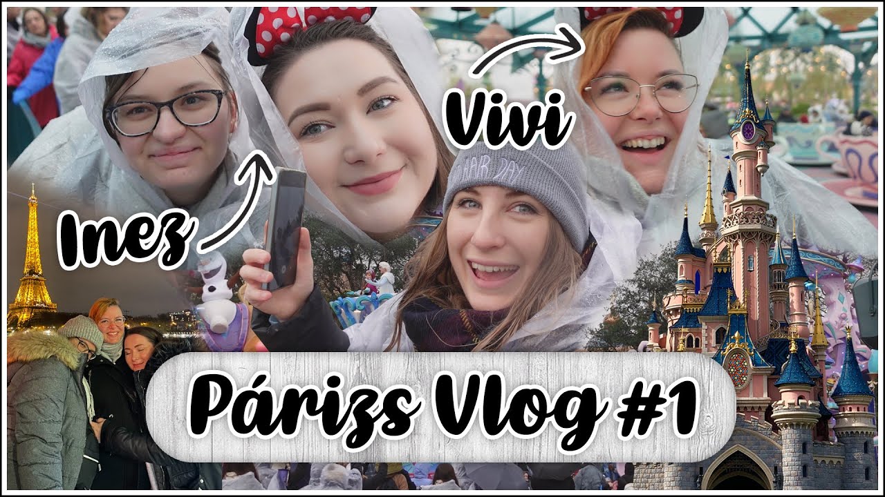 INEZ ELSŐ REPÜLÉSE & DISNEYLAND! 😭🎡 - PÁRIZS #1 // KLAUDIA