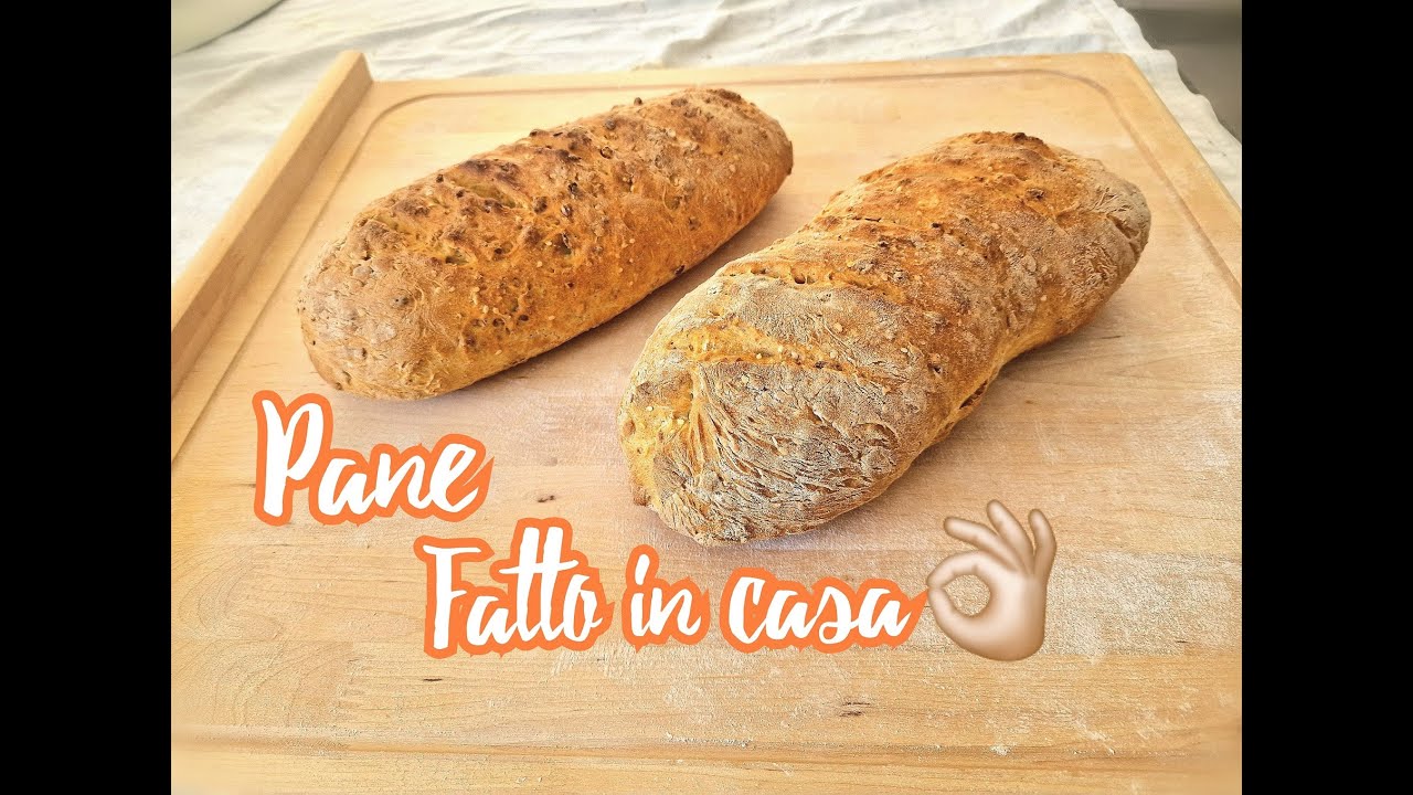 PANE FATTO IN CASA SUPER BUONO,FACILE E VELOCE
