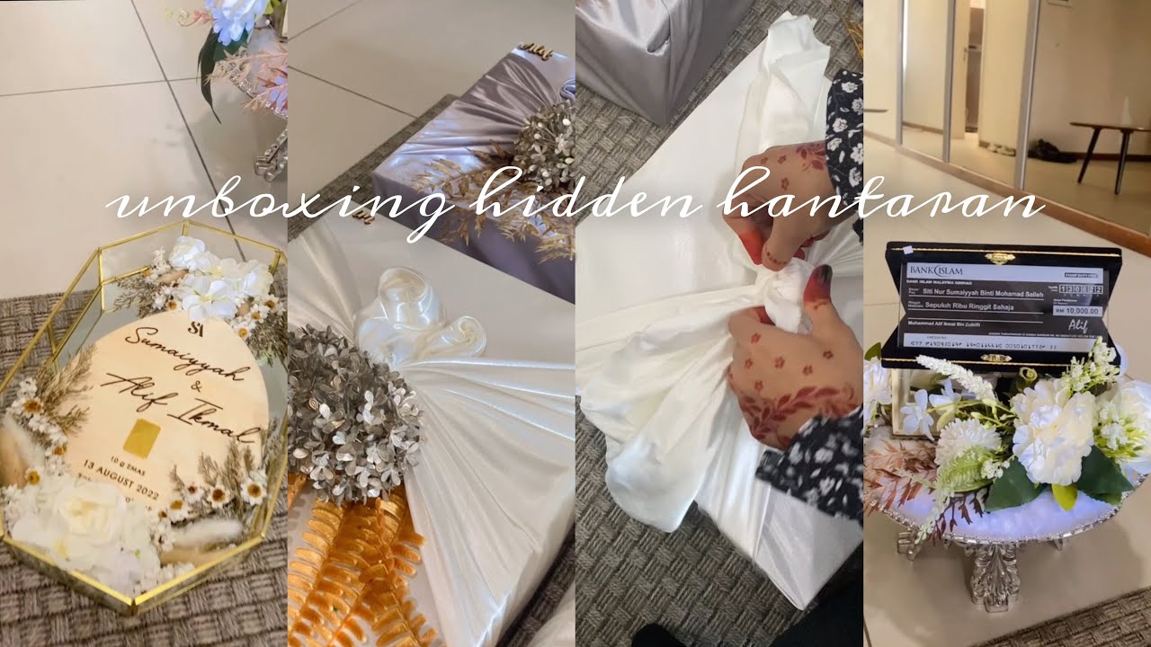 unboxing my hidden hantaran 🫶🏻