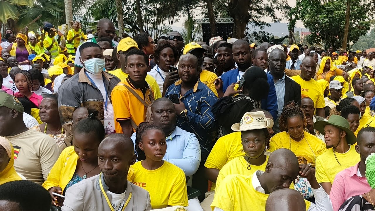 PRESIDENT MUSEVENI IN MUYENGA