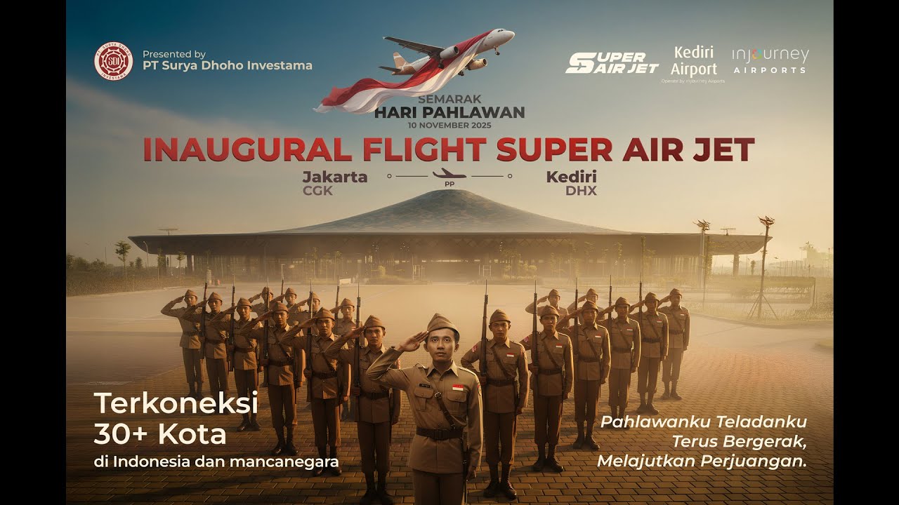 INAUGURAL FLIGHT SUPER AIRJET