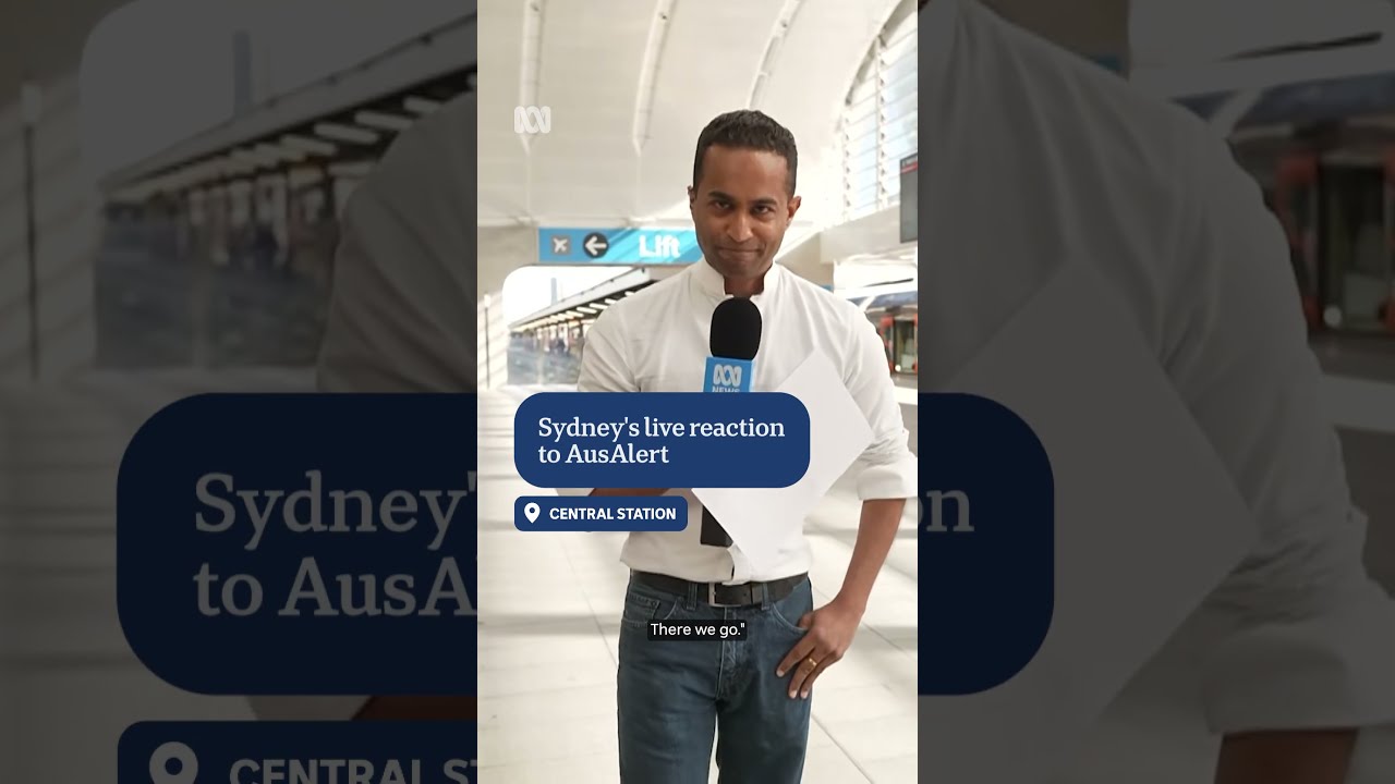 Sydney's live reaction to AusAlert | ABC NEWS
