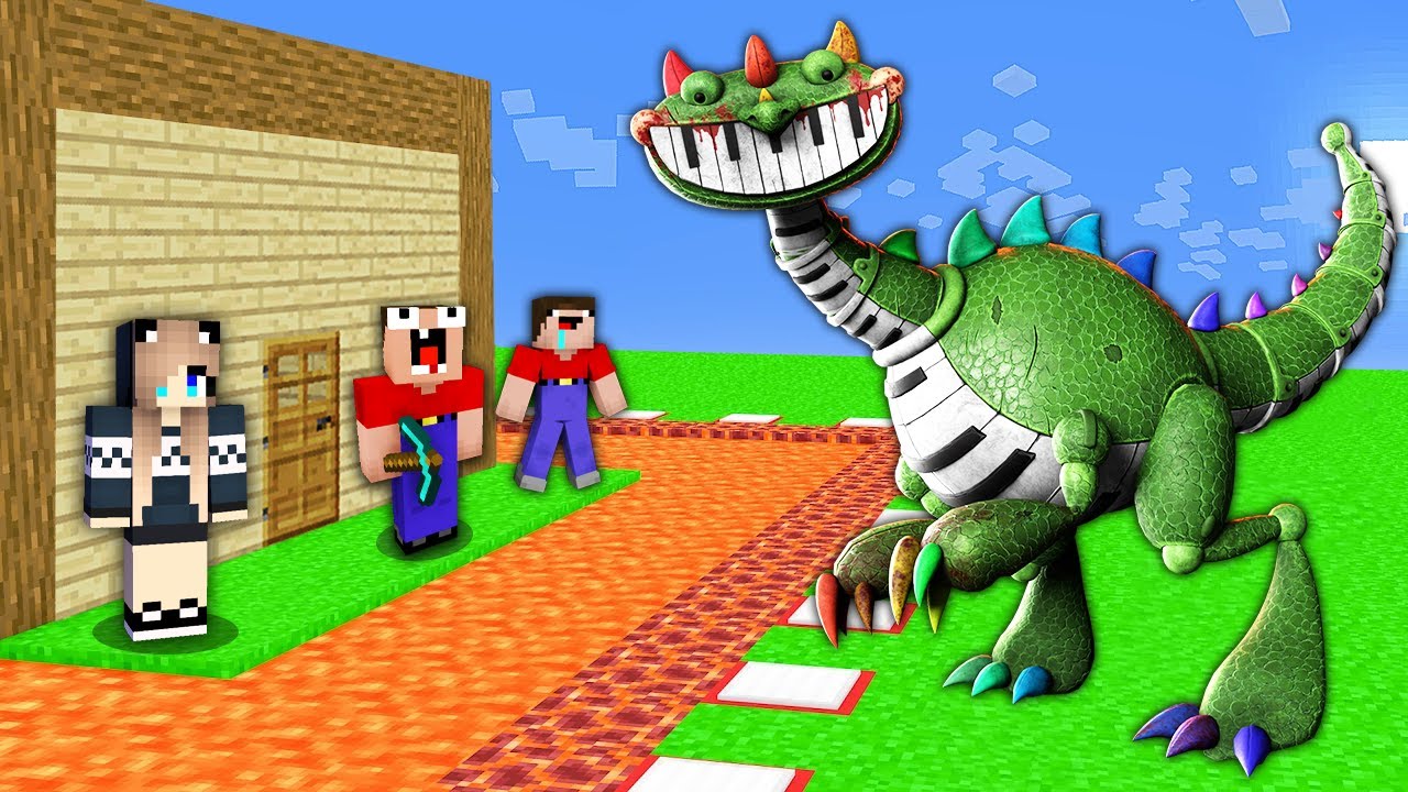 ПИАНОЗАВР ПРОТИВ САМЫЙ ЗАЩИЩЕННЫЙ ДОМ В МАЙНКРАФТ | Глазастая Морда Minecraft