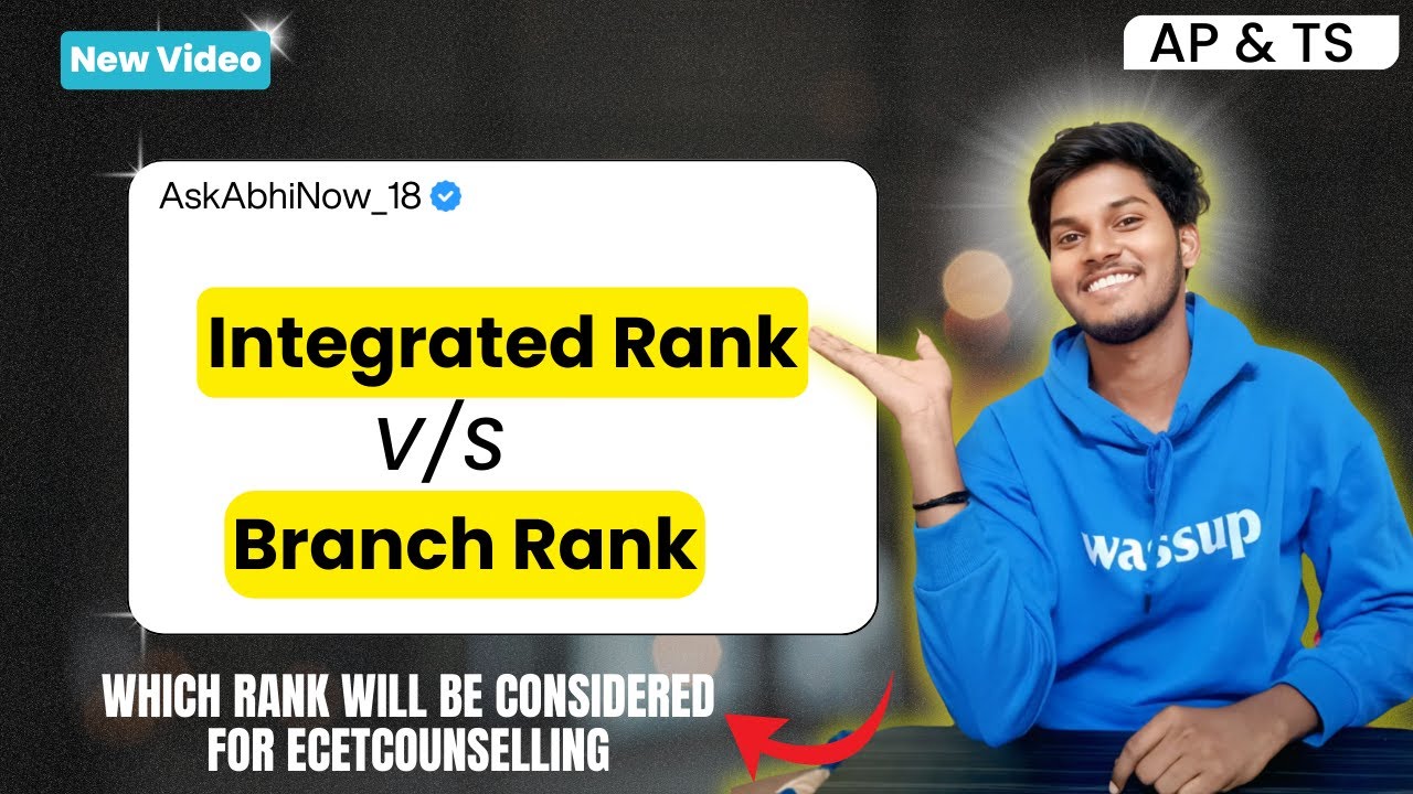 INTEGRATED RANK VS BRANCH RANK | ECET 2025 |#apecet2025#apecet @apecet2026