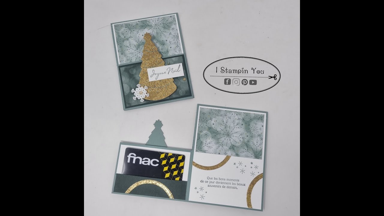 live FB 27 sept - carte cadeau christmas light Stampin'Up
